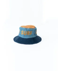 Golden Breed Bucket Hats-Ferry Terry Bucket Hat | Azure Blue