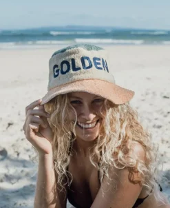Golden Breed Bucket Hats-Ferry Terry Bucket Hat | Bleach Gold