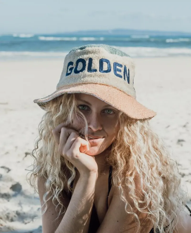 Golden Breed Bucket Hats-Ferry Terry Bucket Hat | Bleach Gold