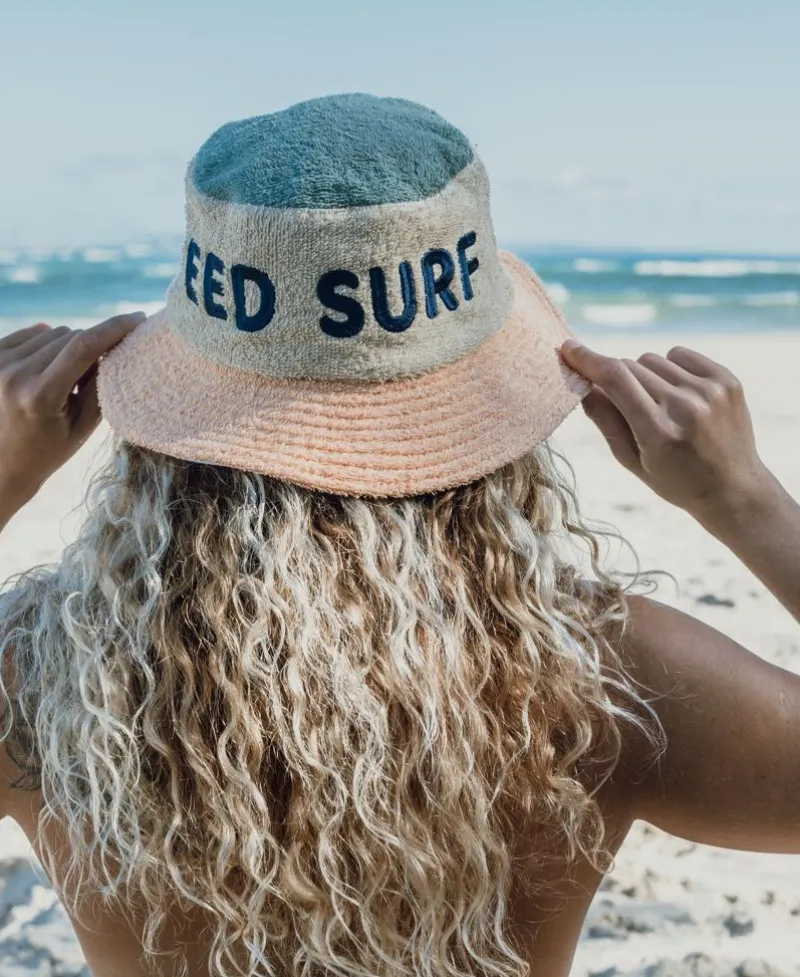 Golden Breed Bucket Hats-Ferry Terry Bucket Hat | Bleach Gold