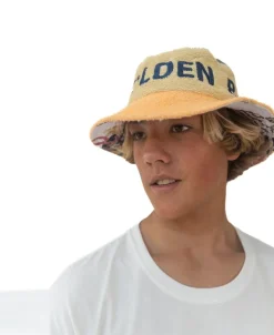 Golden Breed Bucket Hats-Ferry Terry Bucket Hat | Bleach Gold