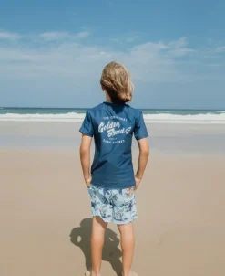Kids Golden Breed Kids-Flamingos Elastic Boys Boardie |