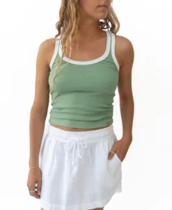 Women Golden Breed Tanks-Flick Tank | Moss