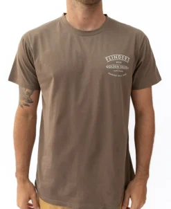 Golden Breed Tees-Flinders Boards Tee | Wash Brown