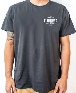 Golden Breed Tees-Flinders Easy Rider Tee | Wash Black