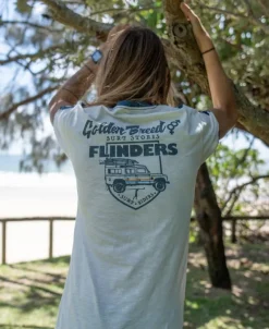 Golden Breed Tees-Flinders Landy Tee | Off White
