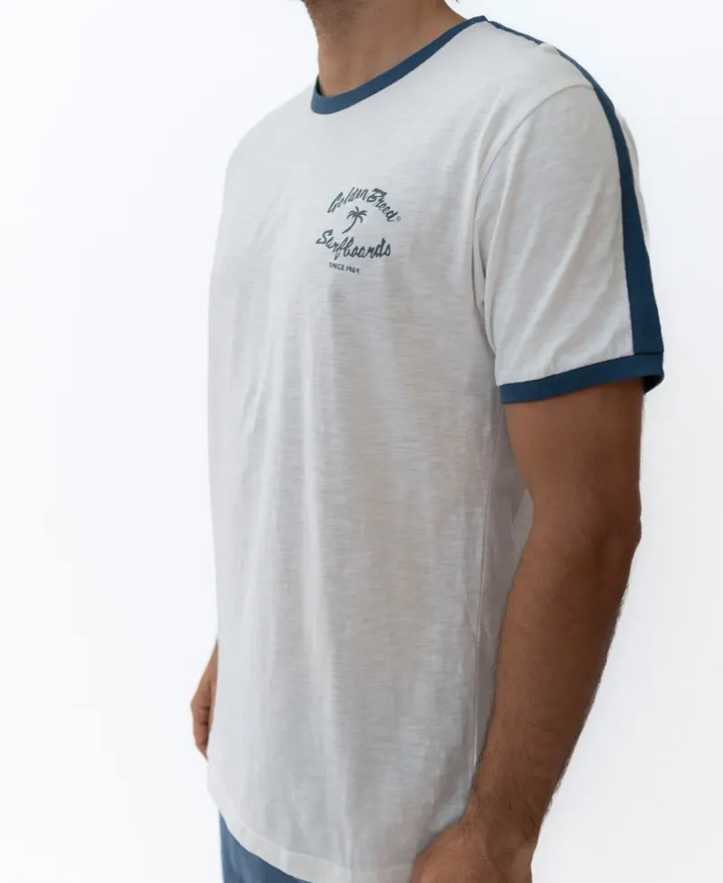 Golden Breed Tees-Flinders Landy Tee | Off White