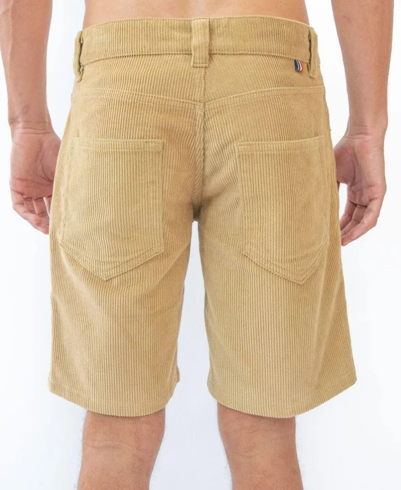 Golden Breed Floyd Walkshorts|Shorts-Floyd Cord Walkshort | Dark Camel