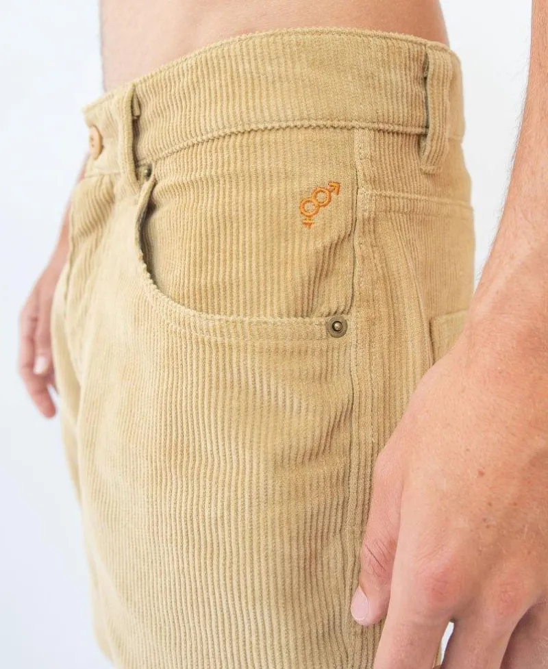 Golden Breed Floyd Walkshorts|Shorts-Floyd Cord Walkshort | Dark Camel