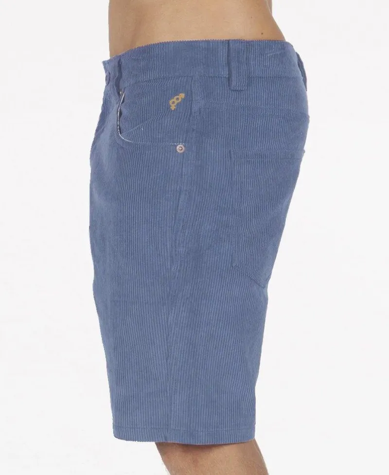 Golden Breed Floyd Walkshorts|Shorts-Floyd Cord Walkshort | Dusty Blue