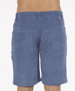 Golden Breed Floyd Walkshorts|Shorts-Floyd Cord Walkshort | Dusty Blue