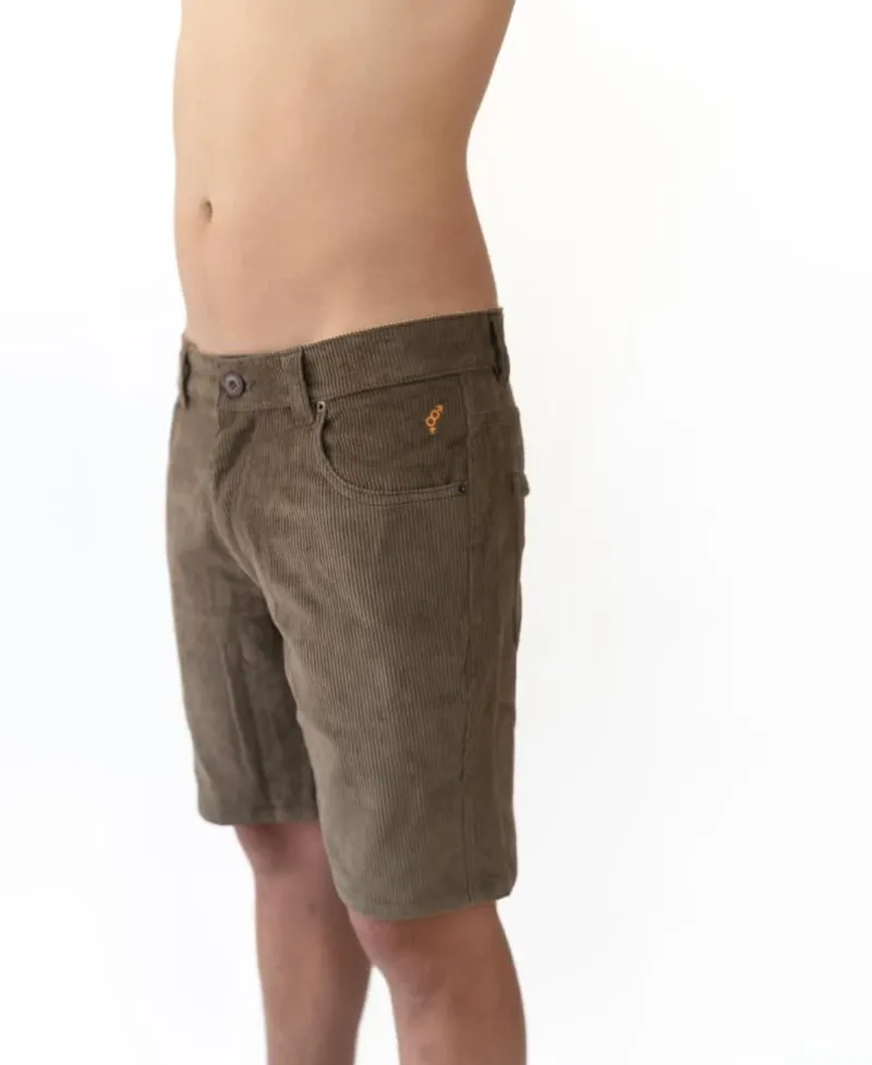 Golden Breed Floyd Walkshorts|Shorts-Floyd Cord Walkshort | Wash Brown