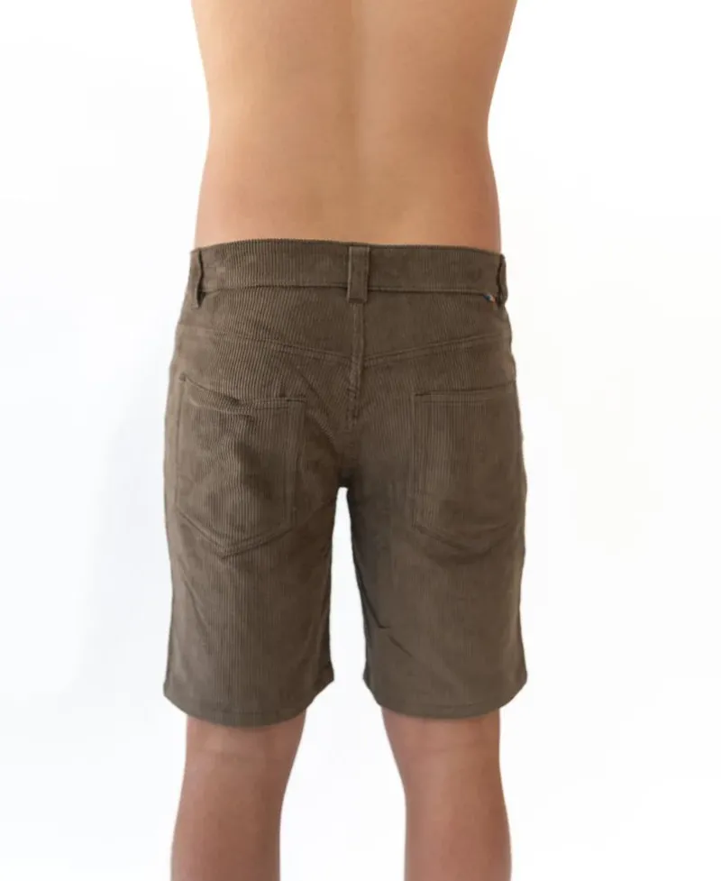 Golden Breed Floyd Walkshorts|Shorts-Floyd Cord Walkshort | Wash Brown