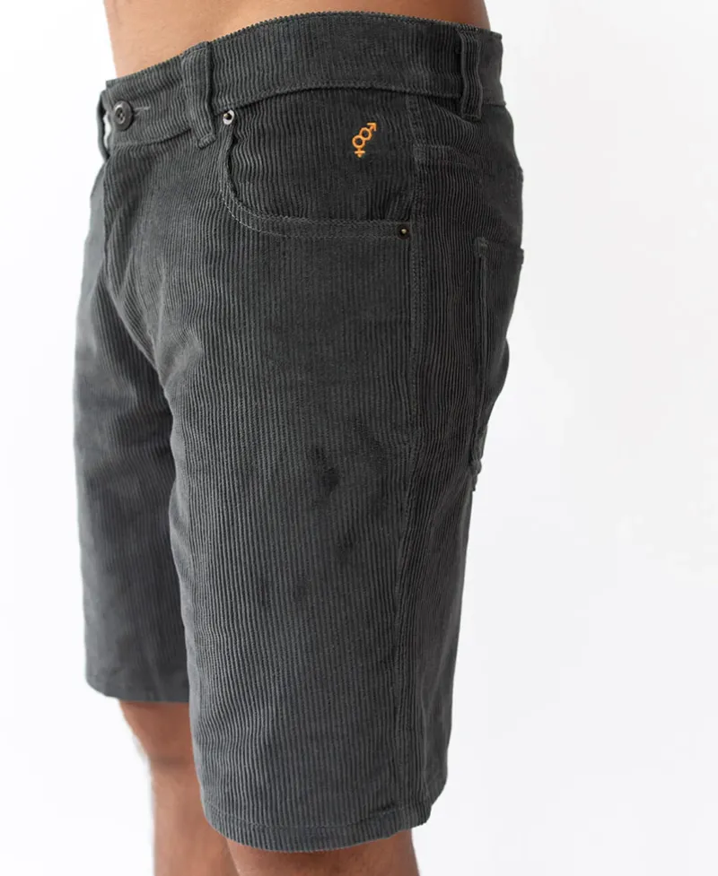 Golden Breed Floyd Walkshorts|Shorts-Floyd Cord Walkshort | Wash Black