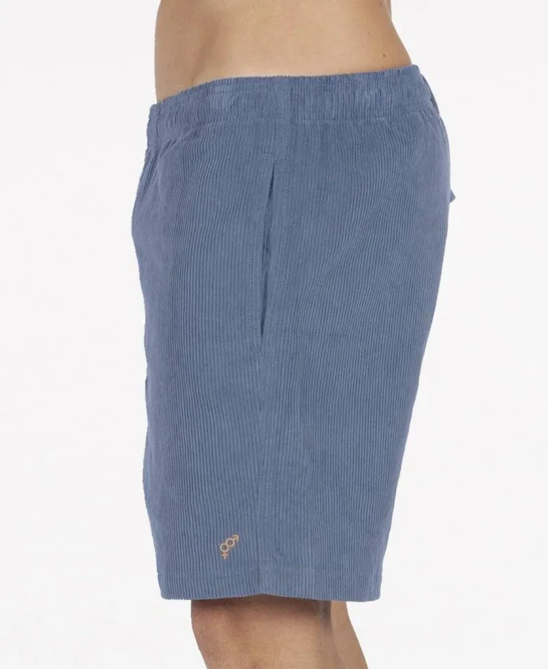 Golden Breed Floyd Walkshorts|Shorts-Floyd Elastic Waist Walkshort | Dusty Blue