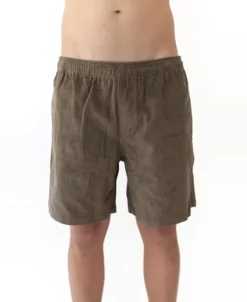 Golden Breed Floyd Walkshorts|Shorts-Floyd Elastic Waist Walkshort | Wash brown