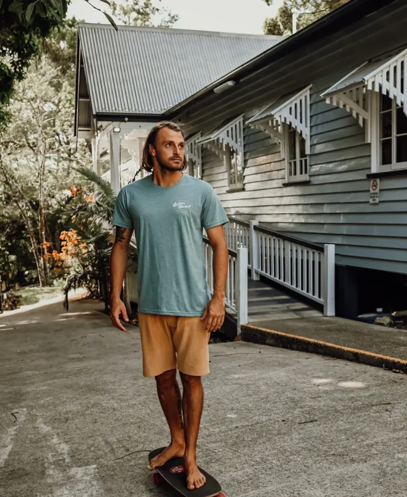 Golden Breed Floyd Walkshorts|Shorts-Floyd Elastic Waist Walkshort | Dark Camel
