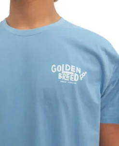 Golden Breed Tees-Friday Tee | Azure Blue