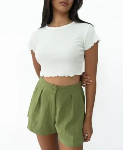Women Golden Breed Tees-Frill Tee |
