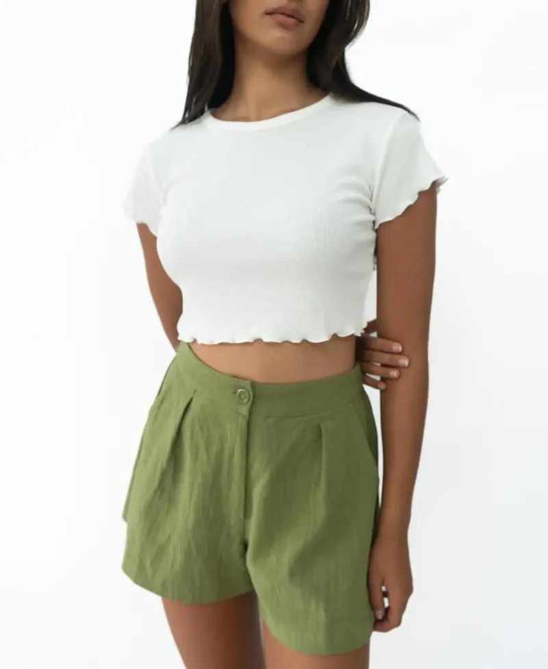 Women Golden Breed Tees-Frill Tee |