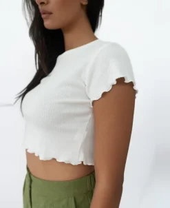 Women Golden Breed Tees-Frill Tee |