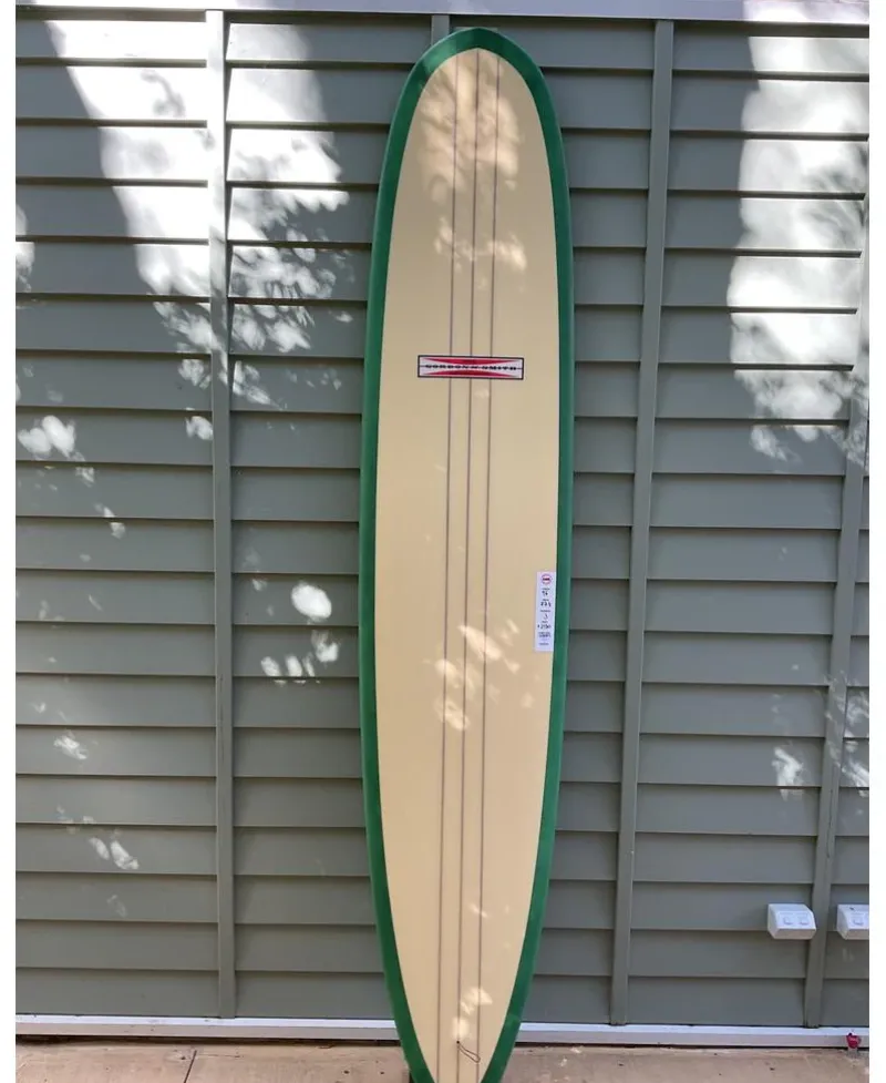 Golden Breed Gordon & Smith Surfboards-G&S 9'6 Easy Rider Triple Stringer | Green/Cream
