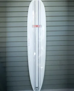 Golden Breed Gordon & Smith Surfboards-G&S 9'1 Nosemaster Polish Finish | White/Grey