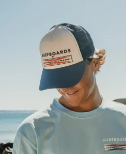 Golden Breed Hats & Caps|Hats & Caps-G&S Boards Trucker Cap | Dark Denim
