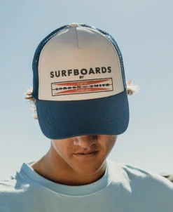 Golden Breed Hats & Caps|Hats & Caps-G&S Boards Trucker Cap | Dark Denim