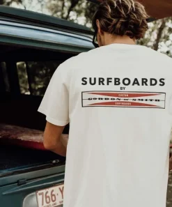 Golden Breed Tees-G&S Corp Logo Tee | Off White