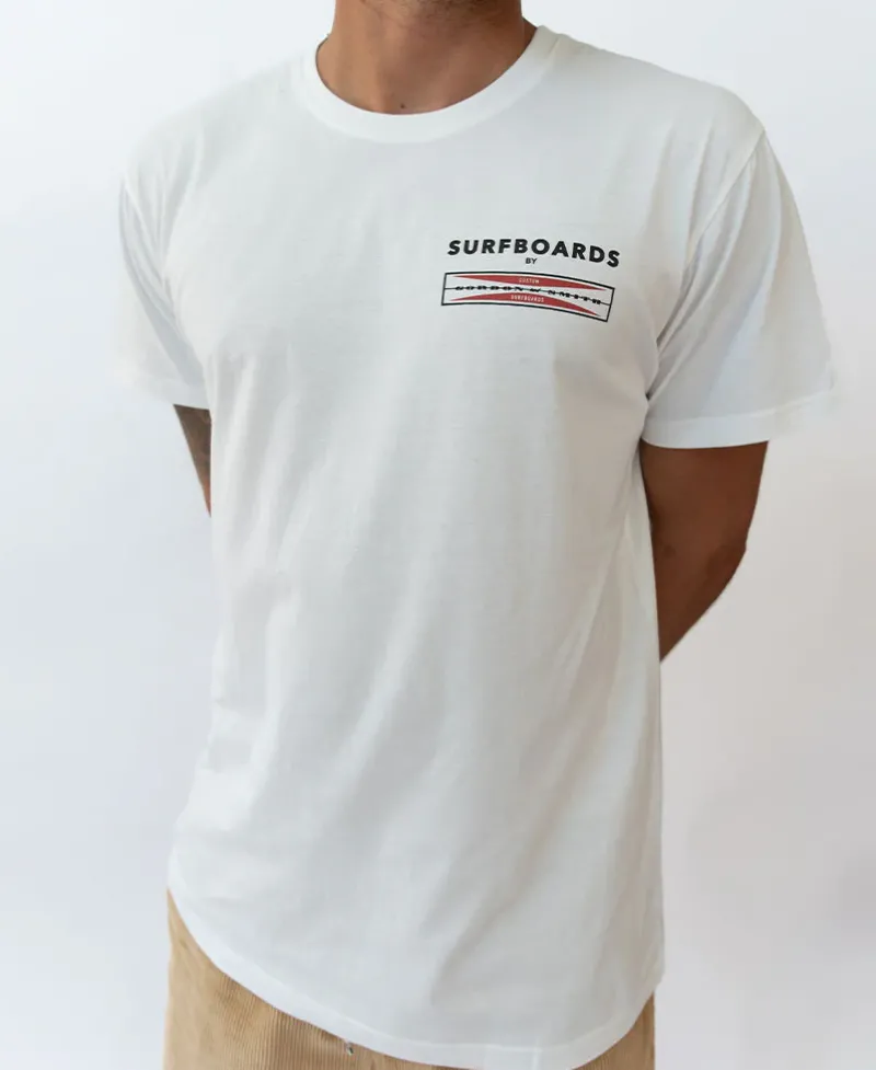 Golden Breed Tees-G&S Corp Logo Tee | Off White
