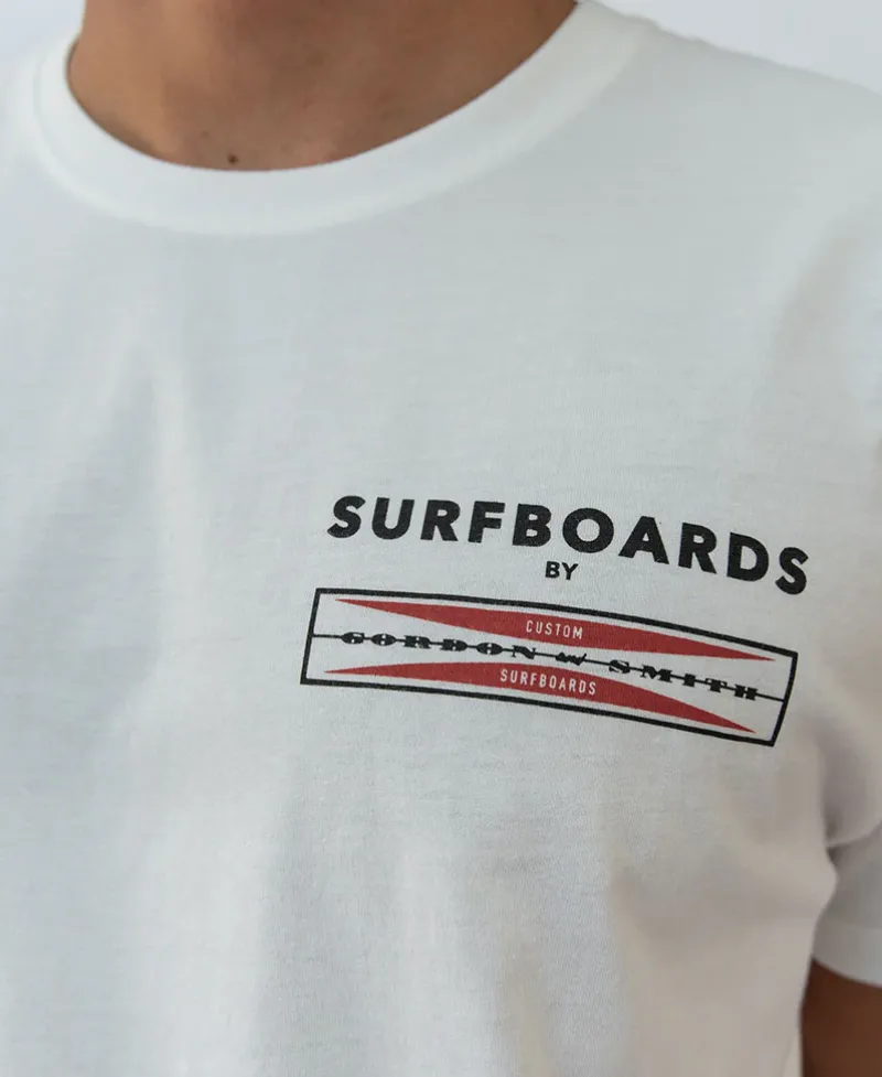 Golden Breed Tees-G&S Corp Logo Tee | Off White