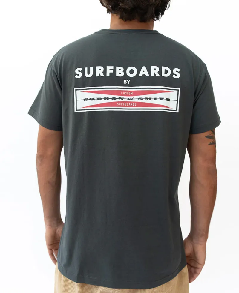 Golden Breed Tees-G&S Corp Logo Tee | Wash Black