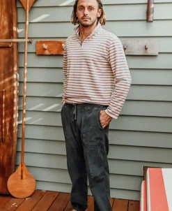 Golden Breed Pants-George Cord Pant | Wash Black
