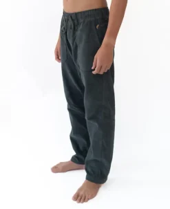 Golden Breed Pants-George Cord Pant | Wash Black