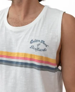 Golden Breed Muscle Tank-GoJo Muscle Tank | Off White