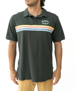 Golden Breed Polo Tops-GoJo Polo | Wash Black
