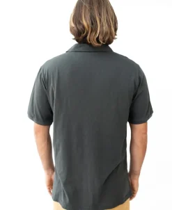 Golden Breed Polo Tops-GoJo Polo | Wash Black