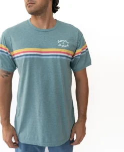 Golden Breed Tees-GoJo Ringer Tee | Green Zumba
