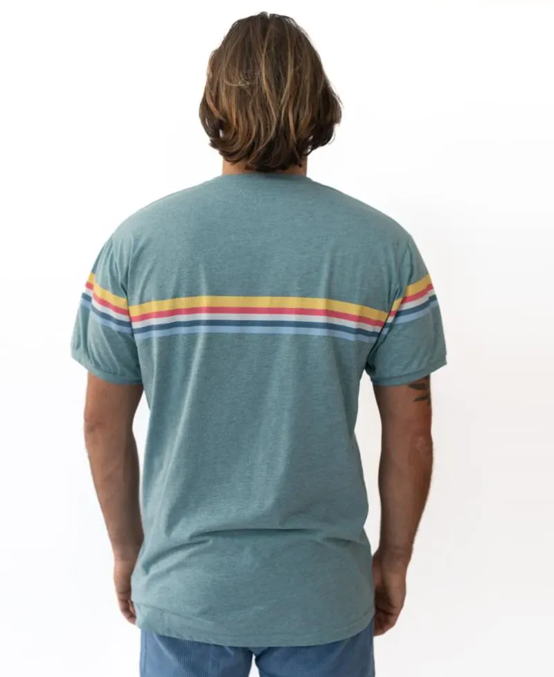 Golden Breed Tees-GoJo Ringer Tee | Green Zumba