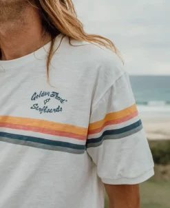 Golden Breed Tees-GoJo Ringer Tee | Off White