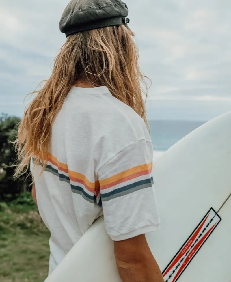 Golden Breed Tees-GoJo Ringer Tee | Off White