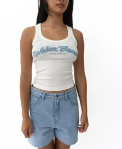 Women Golden Breed Tanks-Tank | Azure