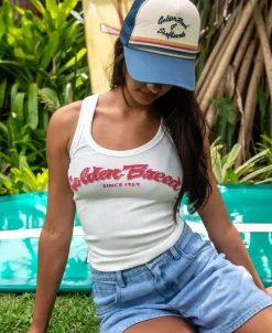 Women Golden Breed Tanks-Tank | Wash Red