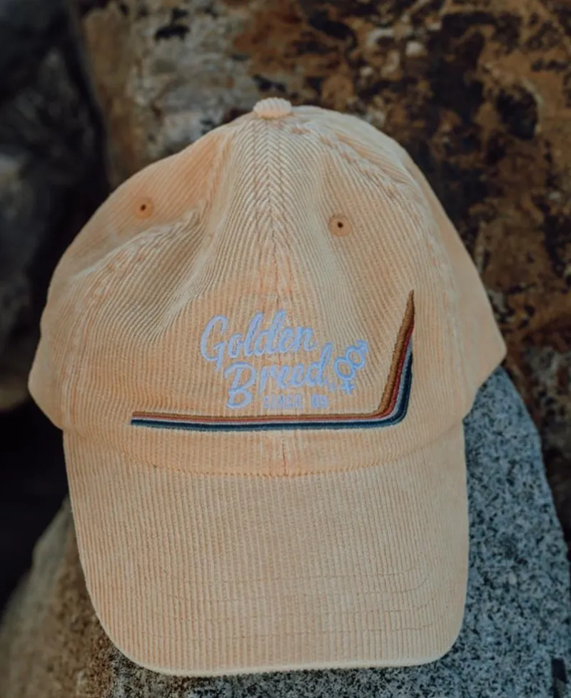 Golden Breed Hats & Caps|Hats & Caps-Hancock Cord Cap | Wash Orange