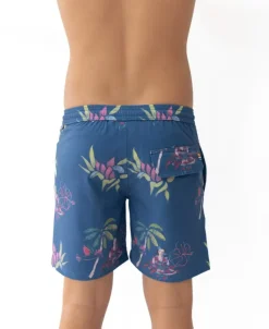 Golden Breed Boardies-Hula Elastic Waist Boardie | Denim