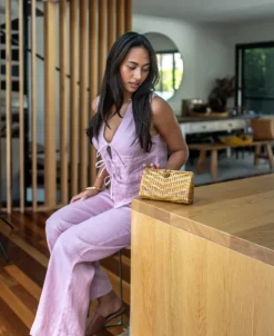 Women Golden Breed Pants-Janine Pant | Linen