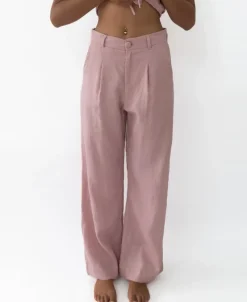 Women Golden Breed Pants-Janine Pant | Linen