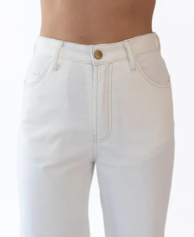 Women Golden Breed Pants-Jenny21 Fine Cord | Off White