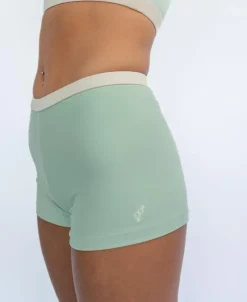 Women Golden Breed Swim-Jo Jo Short Retro | Moss / Off White